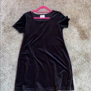Velvet Vintage Mini Dress